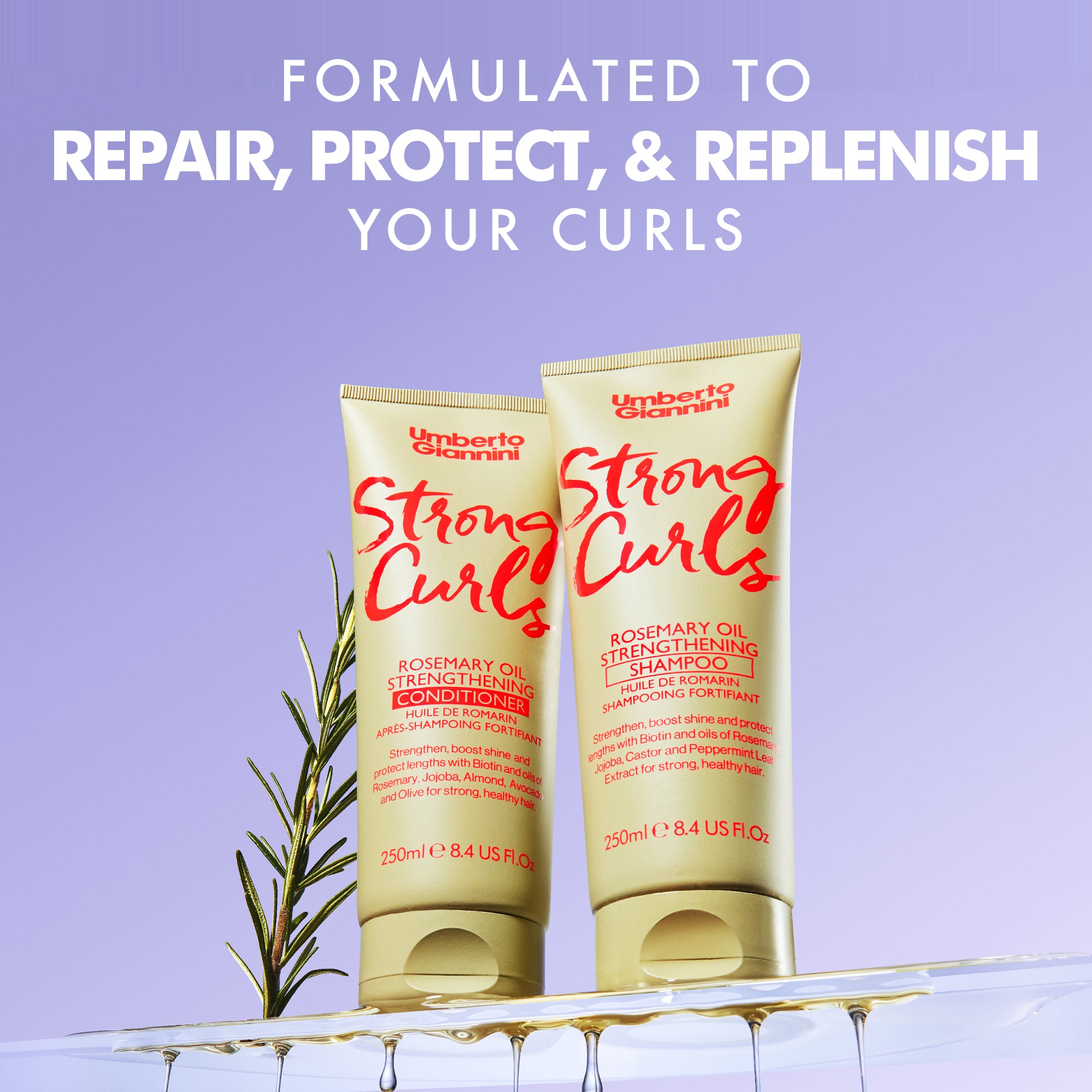 Strong Curls Rosemary Oil Conditioner