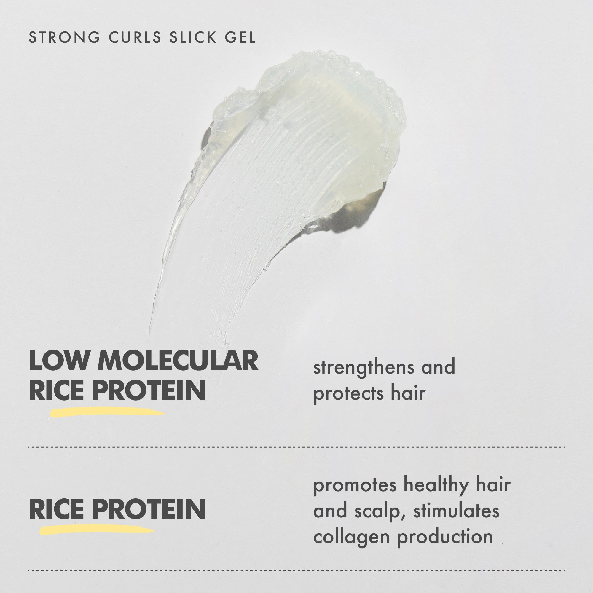 Strong Curls Slick Gel Rosemary & Castor Oil