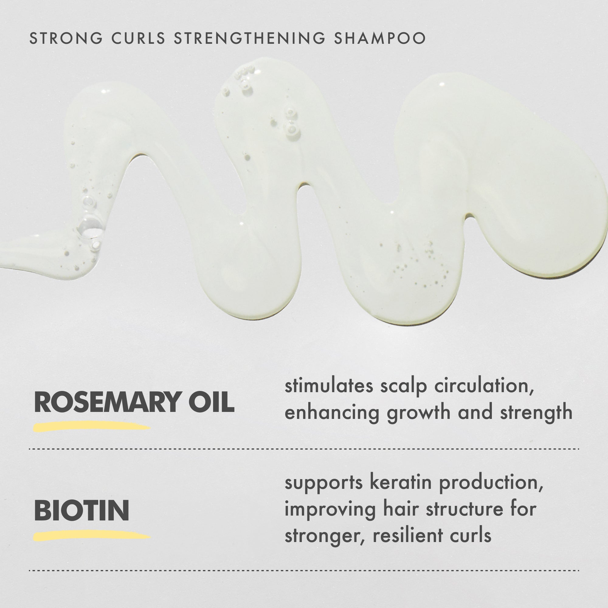 Strong Curls Rosemary Oil Shampoo