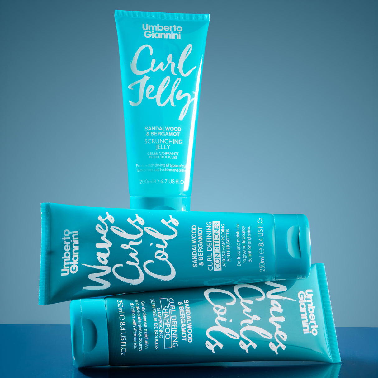 Curl Jelly Trio Bergamot & Sandalwood