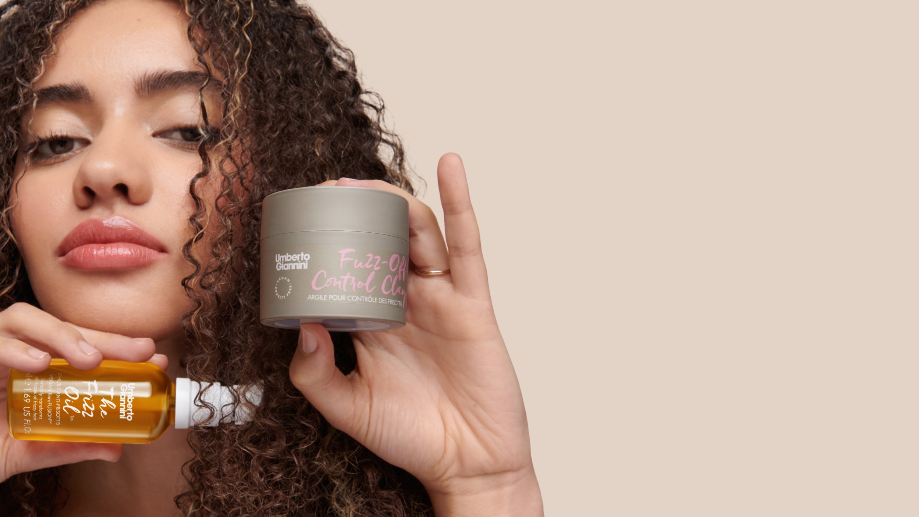 Umberto Giannini Fuzz-Off Control Clay | Soft Matte Hair Clay