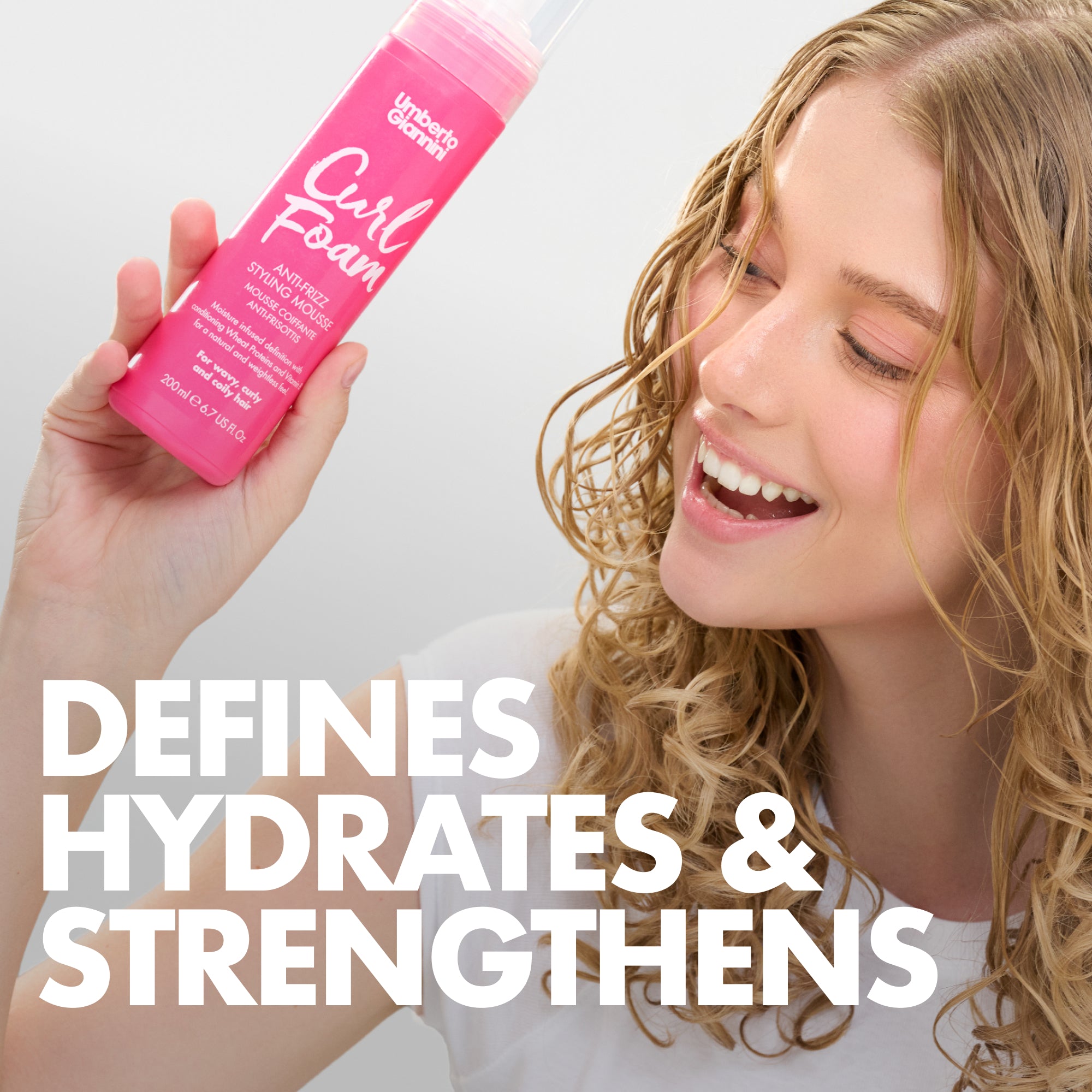 Umberto Giannini Curl Foam Styling Mousse For Curls Umberto umberto-giannini-curl-foam-styling-mousse-for-curls-umberto
