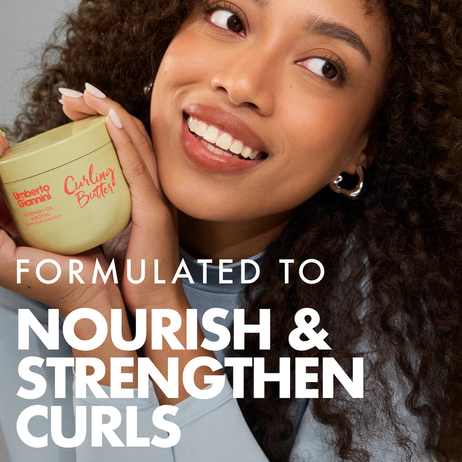Strong Curls Rosemary Oil & Biotin Curling Butter – Umberto