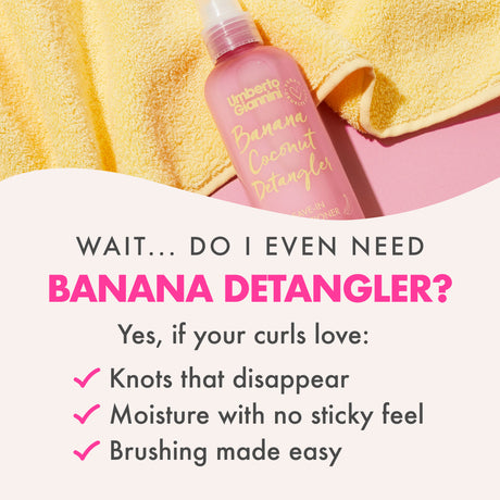 Banana Coconut Detangler Leave in Conditioning Spray