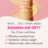 Banana Coconut Air-Dry Cream